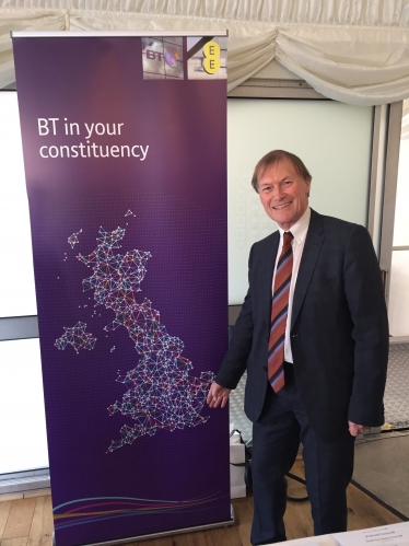 Sir David was curious to find out about broadband in Southend